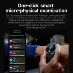 ET492 1.43 inch AMOLED Screen Steel Strap Smart Watch Supports ECG/Blood Sugar Monitoring - Image 5