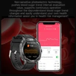 ET492 1.43 inch AMOLED Screen Steel Strap Smart Watch Supports ECG/Blood Sugar Monitoring - Image 6