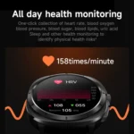 ET492 1.43 inch AMOLED Screen Steel Strap Smart Watch Supports ECG/Blood Sugar Monitoring - Image 10