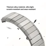 Push Folding Clasp Titanium Watch Band - Image 4