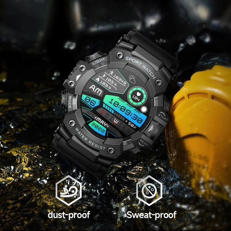EDA0074260_B6.webp LC21 1.32 inch TFT Round Screen Sports Smart Watch Supports Blood Oxygen Monitoring/Call Reminder - Image 7