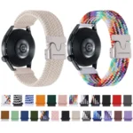 Snap Button Nylon Braided Watch Band - Image 2