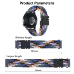 Snap Button Nylon Braided Watch Band - Image 4
