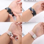 Snap Button Nylon Braided Watch Band - Image 6