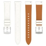 Square Leather Silver Buckle Watch Band - Image 5
