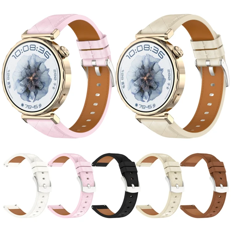 EDA0074271_B1.webp Square Leather Silver Buckle Watch Band - Image 2