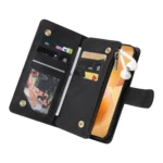 Multifunctional Frosted Zipper Wallet Leather Phone Case, For Xiaomi 14T Pro, For Xiaomi 14T - Image 5