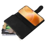 Multifunctional Frosted Zipper Wallet Leather Phone Case, For Xiaomi 14T Pro, For Xiaomi 14T - Image 7