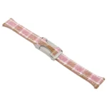 Universal Slim Magnetic Buckle Napped Fabric Leather Watch Band - Image 8