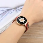 Universal Slim Magnetic Buckle Napped Fabric Leather Watch Band - Image 5