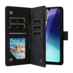 Multifunctional Frosted Zipper Wallet Leather Phone Case, For Redmi 14C 4G / 14R 5G / Poco C75 4G, For Redmi Note 14 Pro 5G - Image 5