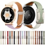 Universal Slim Magnetic Buckle Genuine Leather Watch Band - Image 2