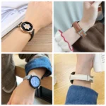Universal Slim Magnetic Buckle Genuine Leather Watch Band - Image 4