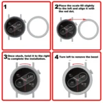 Smart Watch Metal Bezel Ring Frame Without Words Version - Image 4