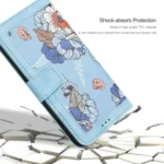 Floral Pattern Leather Phone Case with Lanyard, For Xiaomi 14T, For Xiaomi 13T - Image 7