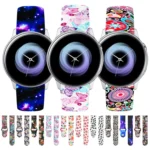 20mm Reverse Buckle Printed Silicone Strap - Image 2