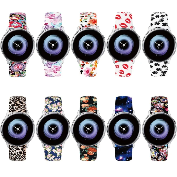 EDA00743701_B2.webp 20mm Reverse Buckle Printed Silicone Strap - Image 3
