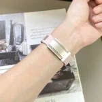 T-shaped Magnetic Buckle Stainless Steel Rubber Watch Band, For Apple Watch 46mm / 49mm / 45mm / 44mm, For Apple Watch 42mm / 41mm / 40mm / 38mm - Image 7