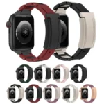 T-shaped Magnetic Buckle Stainless Steel Rubber Watch Band, For Apple Watch 46mm / 49mm / 45mm / 44mm, For Apple Watch 42mm / 41mm / 40mm / 38mm - Image 4