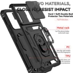 Sliding Camshield Holder Phone Case, For Xiaomi 14T Pro, For Xiaomi 14T - Image 4