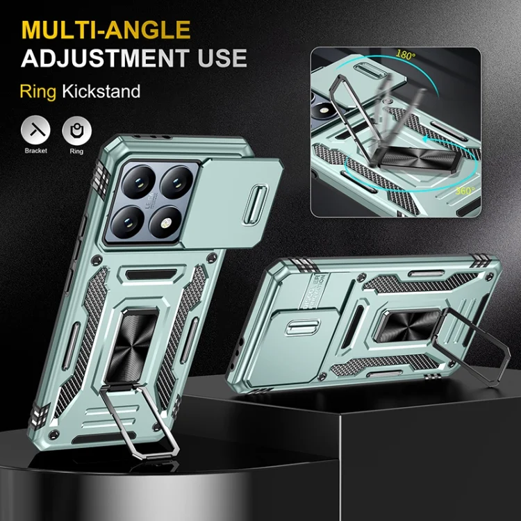 EDA007448302A_2.webp Armor PC Hybrid TPU Camera Shield Phone Case, For Xiaomi 14T Pro, For Xiaomi 14T - Image 3