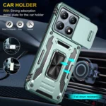 Armor PC Hybrid TPU Camera Shield Phone Case, For Xiaomi 14T Pro, For Xiaomi 14T - Image 6