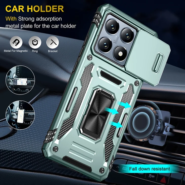 EDA007448302A_5.webp Armor PC Hybrid TPU Camera Shield Phone Case, For Xiaomi 14T Pro, For Xiaomi 14T - Image 6