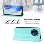 RC01 Dual-Folded Magnetic Suction RFID Leather Phone Case, For OnePlus 11R, For OnePlus 11 - Image 4