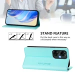 RC01 Dual-Folded Magnetic Suction RFID Leather Phone Case, For OnePlus Nord CE 3 Lite / Nord N30, For OnePlus Nord 3 / OnePlus Ace 2V - Image 4