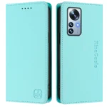 RC01 Dual-Folded Magnetic Suction RFID Leather Phone Case, For Xiaomi 12 Pro / 12S Pro, For Xiaomi 12 5G / 12X 5G / 12S 5G - Image 2
