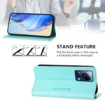 RC01 Dual-Folded Magnetic Suction RFID Leather Phone Case, For Xiaomi 13 Lite 5G / Civi 2, For Xiaomi 13 Pro 5G - Image 4