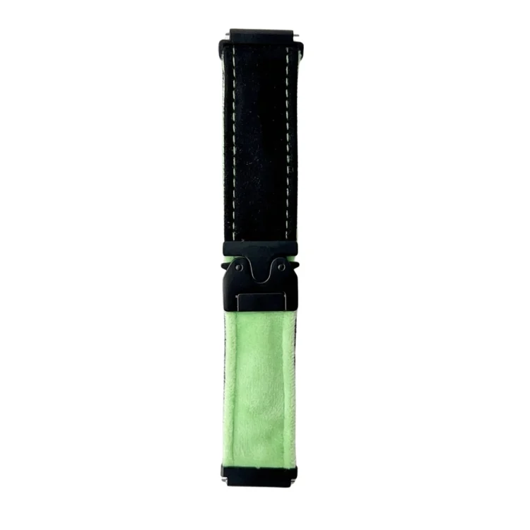Snap Button Brushed Plush Watch Band