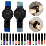 Snap Button Brushed Plush Watch Band - Image 2