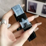 Snap Button Brushed Plush Watch Band - Image 6