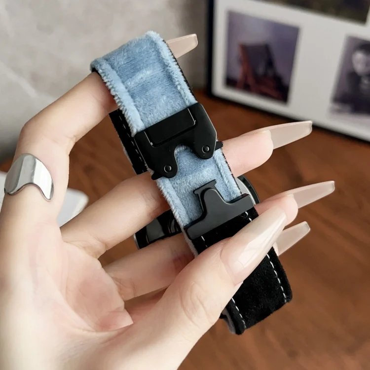 EDA0074600_B5.webp Snap Button Brushed Plush Watch Band - Image 6