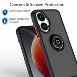 Q Shadow 1 Series TPU + PC Phone Case with Ring, For Xiaomi Poco F7, For Xiaomi 15 Ultra - Image 2