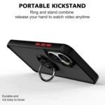 Q Shadow 1 Series TPU + PC Phone Case with Ring, For Xiaomi Poco F7, For Xiaomi 15 Ultra - Image 3