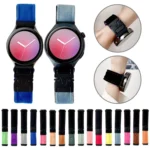 Snap Button Brushed Plush Watch Band - Image 2