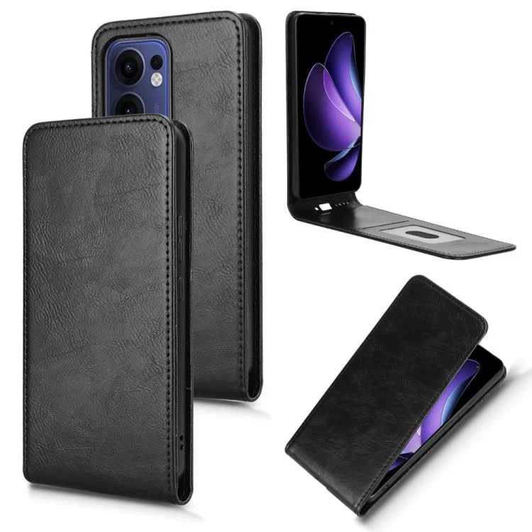 Magnetic Vertical Flip Leather Phone Case, For OPPO Reno13 F 5G / 4G, For OPPO Find X8, For OPPO A3X 5G India / A3X 4G Global, For OPPO K12X / A3 Pro Global, For OPPO Reno11 PJH110