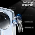 Armor Clear TPU Hard PC Phone Case, For Redmi K80 Pro, For Redmi K80 - Image 6