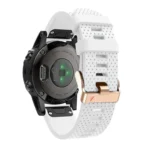 Spotted Rose Gold Buckle Silicone Quick Release Watch Band