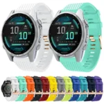 Spotted Rose Gold Buckle Silicone Quick Release Watch Band - Image 2