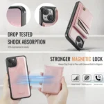AutSpace A12 MagSafe Magnetic RFID Card Bag Phone Case, For iPhone 14 Plus, For iPhone 14, For iPhone 14 Pro, For iPhone 14 Pro Max - Image 3
