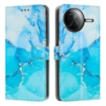 Painted Marble Pattern Leather Phone Case, For Xiaomi Poco F7 Pro / Poco F7 Ultra, For Xiaomi 15 Pro, For Xiaomi 15, For Xiaomi Poco C75