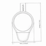 For Apple Watch Series A01 Portable Wireless Charger - Image 2