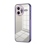 Transparent Plating Fine Hole Phone Case, For Redmi K80 Pro, For Redmi K80
