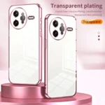 Transparent Plating Fine Hole Phone Case, For Redmi K80 Pro, For Redmi K80 - Image 2
