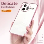 Transparent Plating Fine Hole Phone Case, For Redmi K80 Pro, For Redmi K80 - Image 5