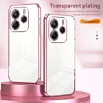 Transparent Plating Fine Hole Phone Case, For Redmi Note14 4G 163.25mm - Image 2