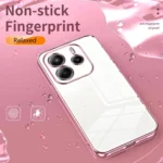 Transparent Plating Fine Hole Phone Case, For Redmi Note14 4G 163.25mm - Image 4